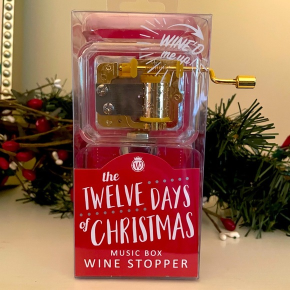 ⭐️FWP Wine Stopper 🎶 The Twelve Days of Christmas 🎶🎄- musical - Picture 1 of 9